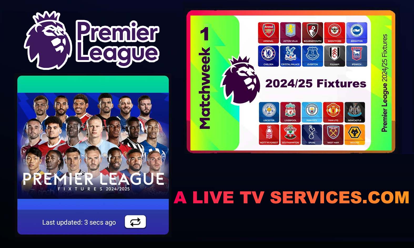 MatchWeek 1,How to watch The match, a live TV , Premier League 2025, football, soccer, IPTV Subscription, iptv provider, iptv premium, Best IPTV, Streaming, IPTV Services, Buy IPTV,