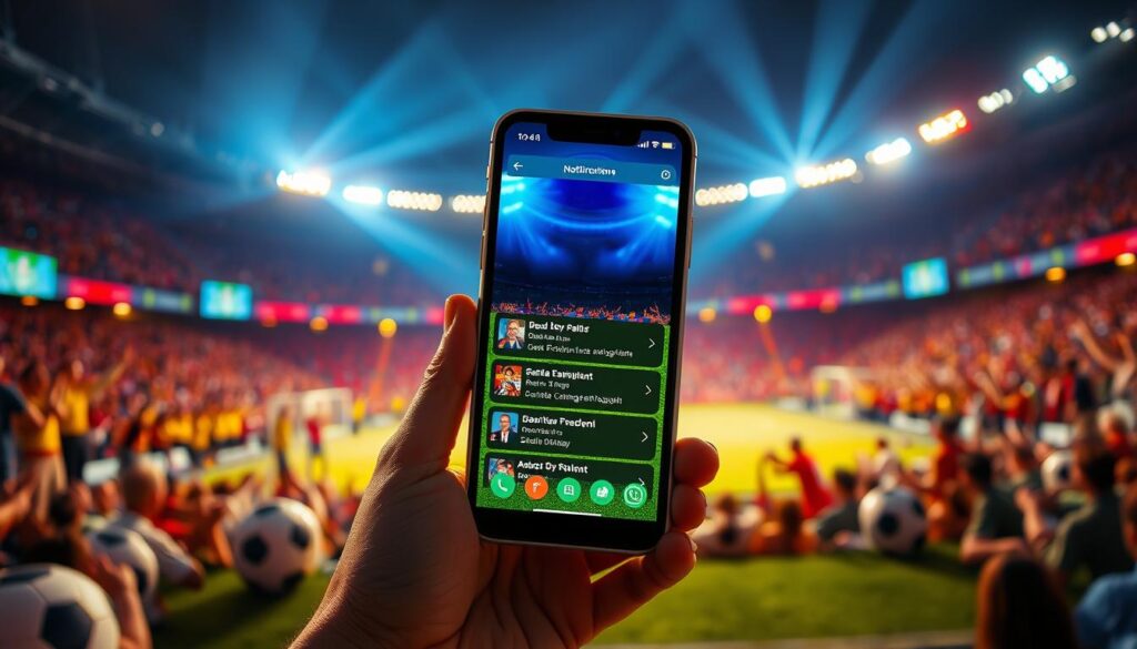 notifications for football matches